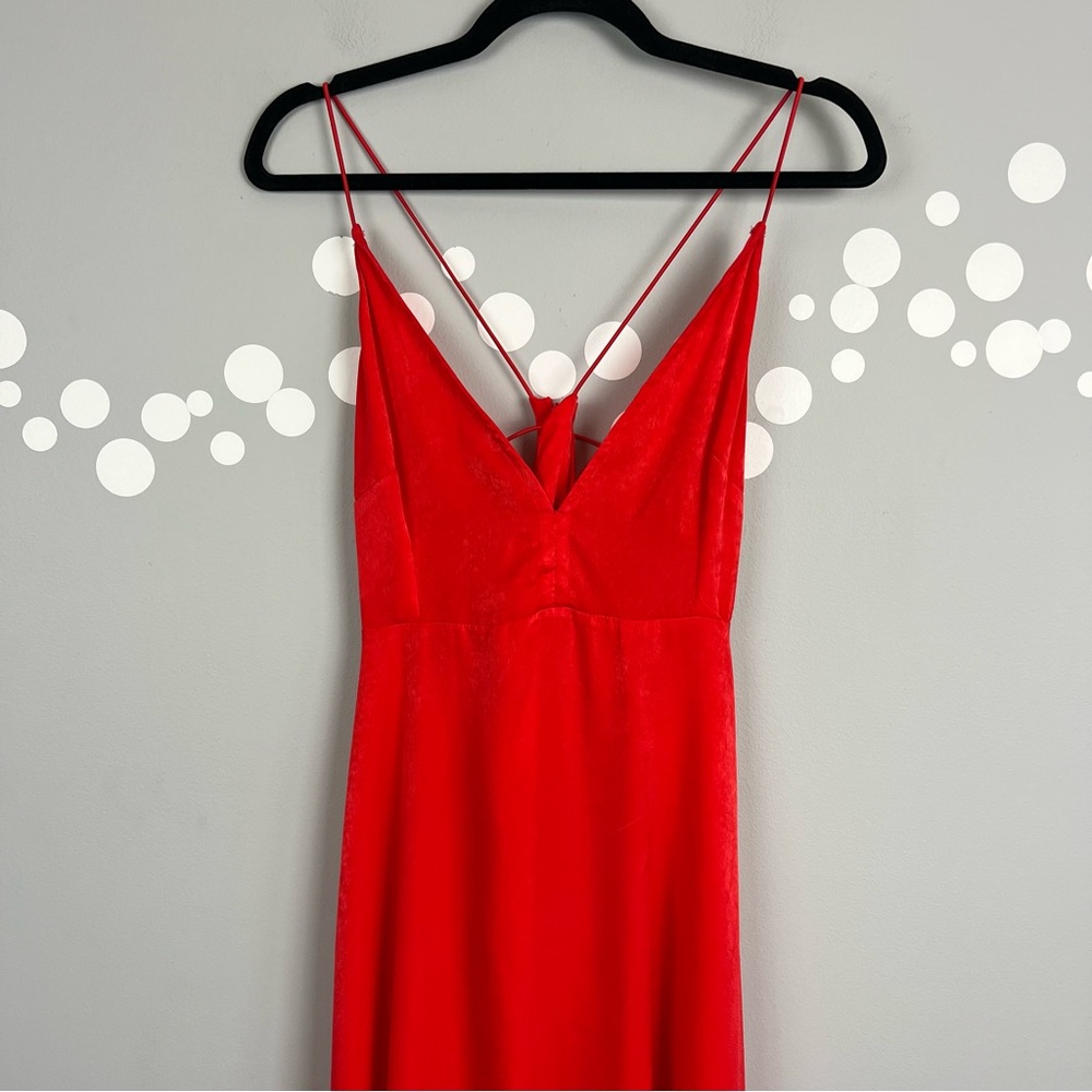 Prettylittlething Extreme Split Strappy Back Maxi… - image 6